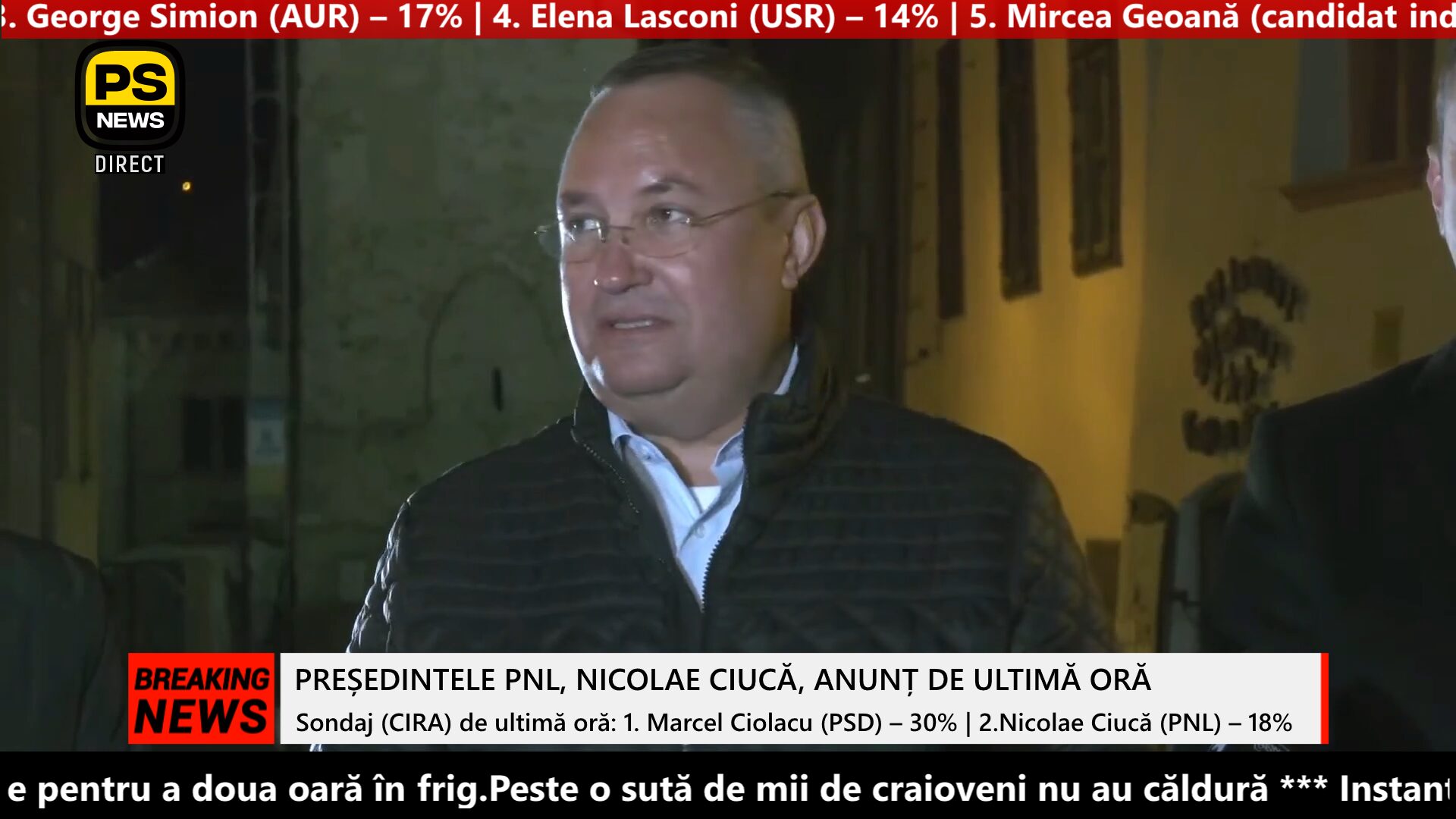 PS News TV | Președintele PNL, Nicolae Ciucă, anunț de ultimă oră