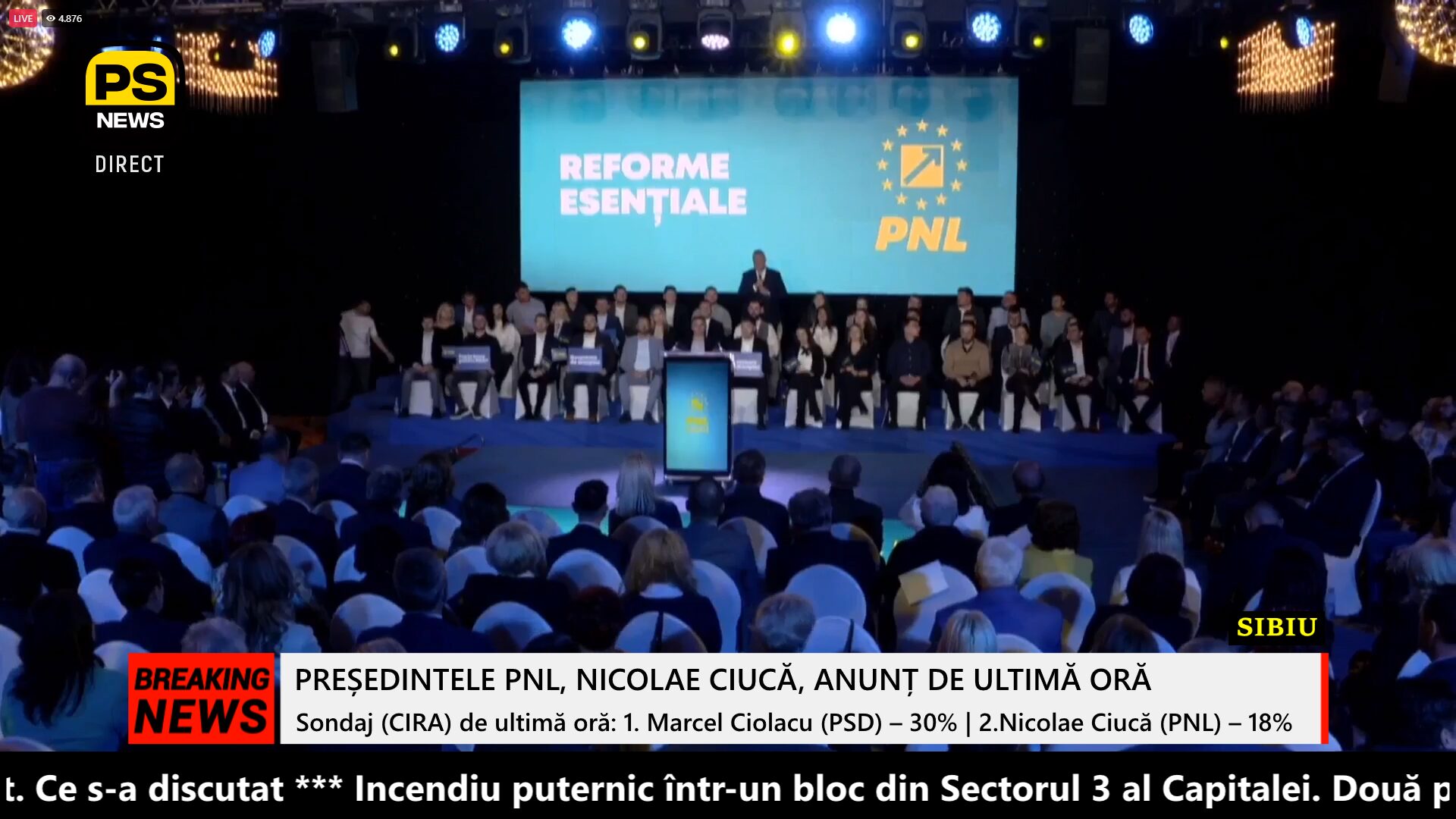 PS News TV | Președintele PNL, Nicolae Ciucă, anunț de ultimă oră