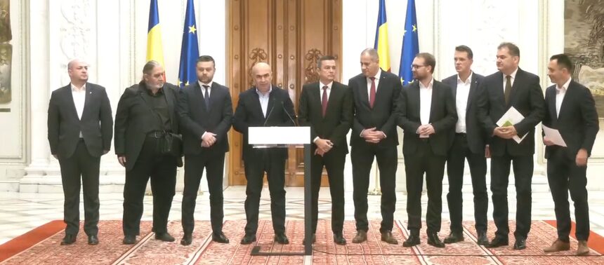 PSD, PNL, USR, UDMR și minoritățile semnează rezoluția pentru formarea unei coaliții stabile de guvernare