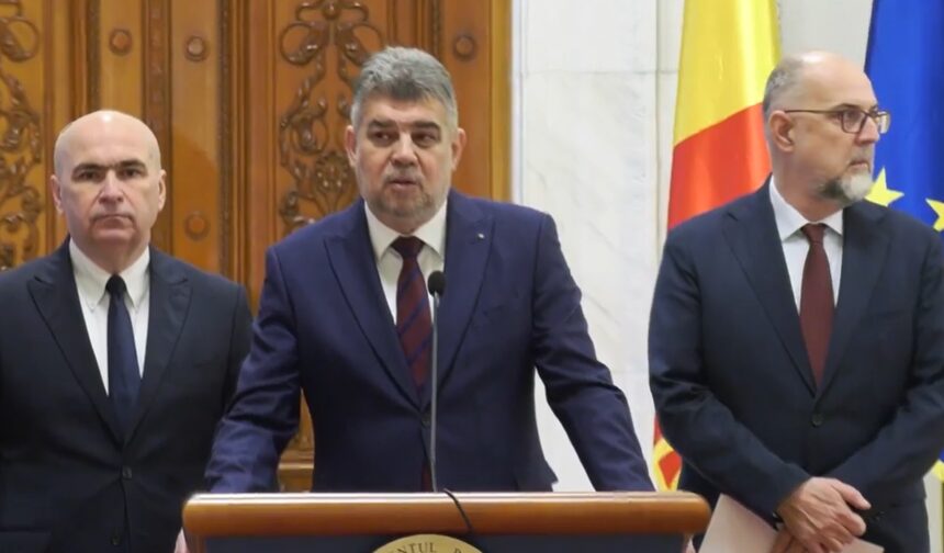 VIDEO Marcel Ciolacu: Avem un acord politic premergător unei coaliţii de guvernare şi unei majorităţi parlamentare