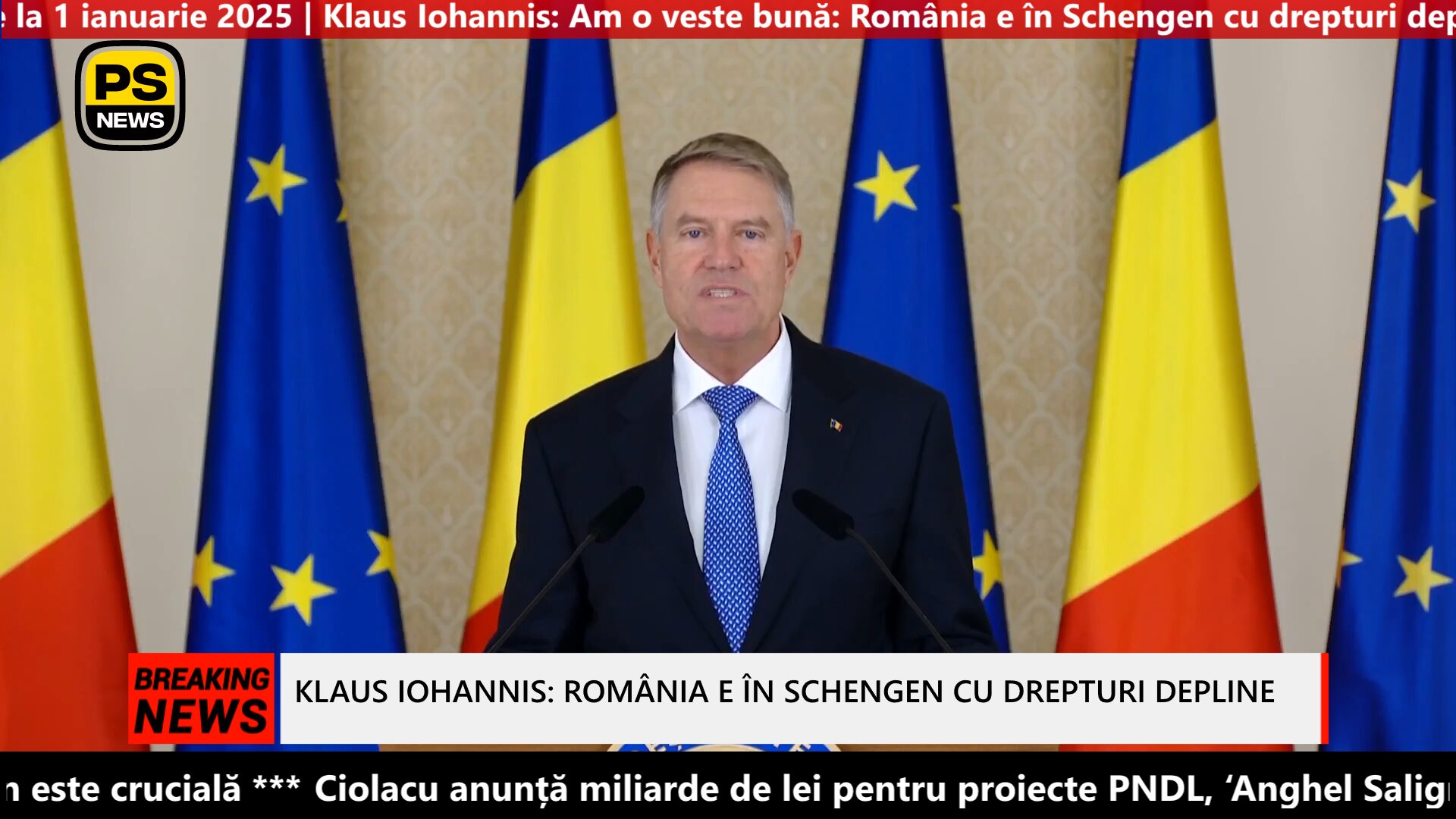 PS News TV | Președintele Klaus Iohannis, anunț de ultimă oră