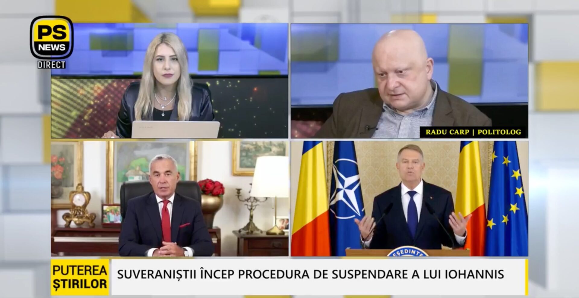 Radu Carp, invitat Puterea Știrilor 16.01