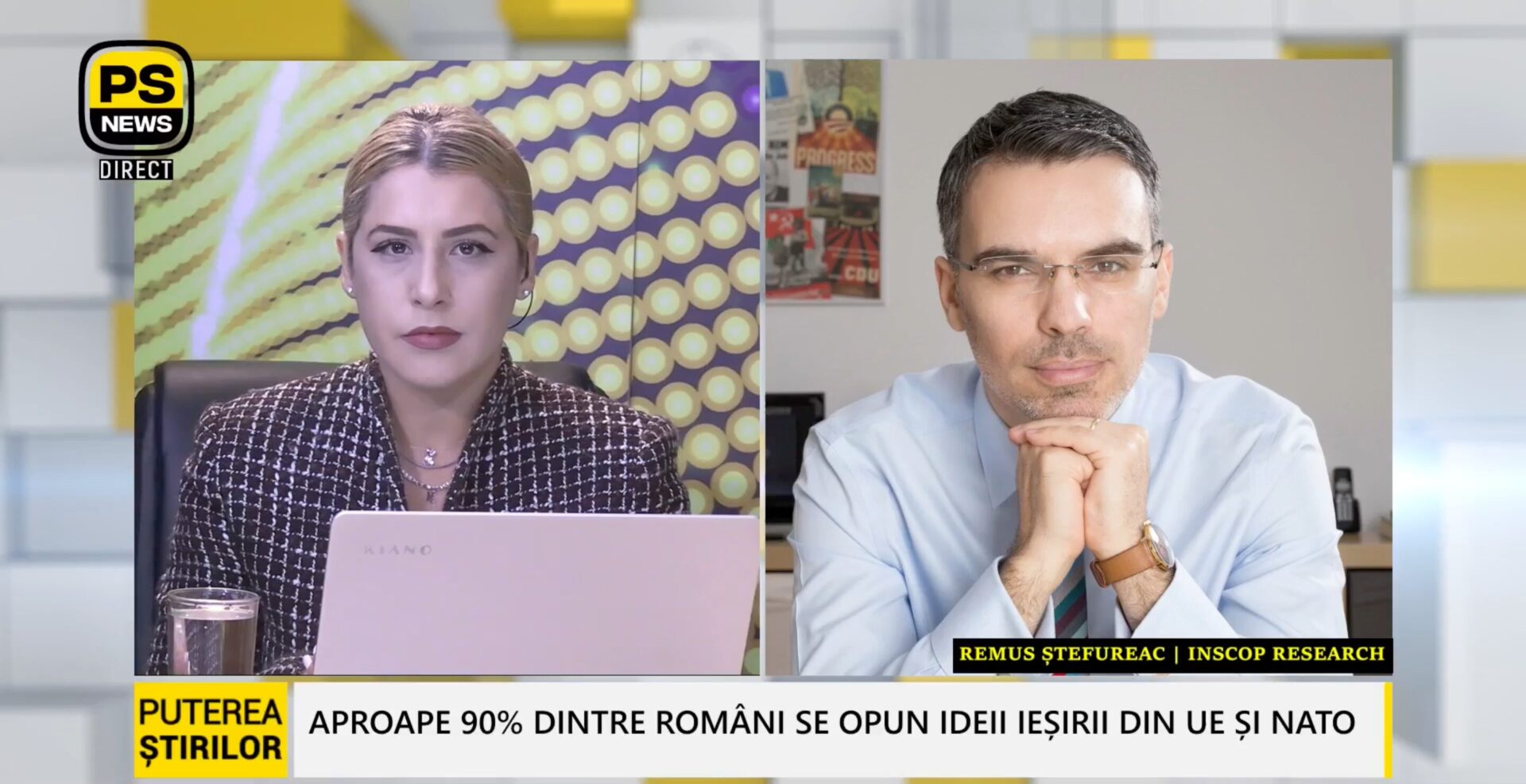 VIDEO Remus Ștefureac: Ideea că românii și-ar dori ieșirea din Uniunea Europeană și NATO este o minciună grosolană