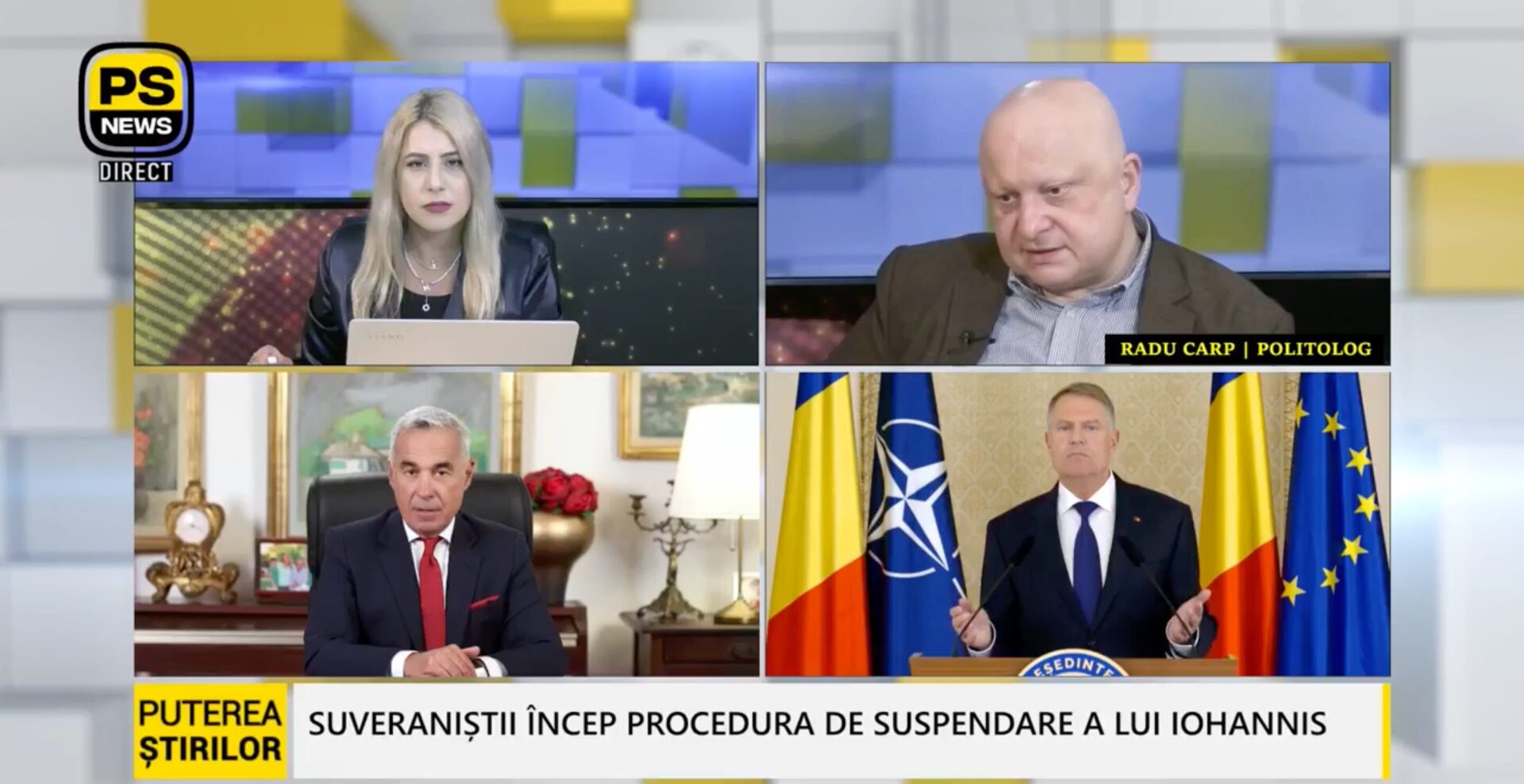 Radu Carp, invitat Puterea Știrilor 16.01