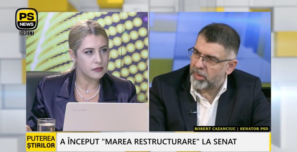 Robert Cazanciuc, invitat Puterea Știrilor 22.01