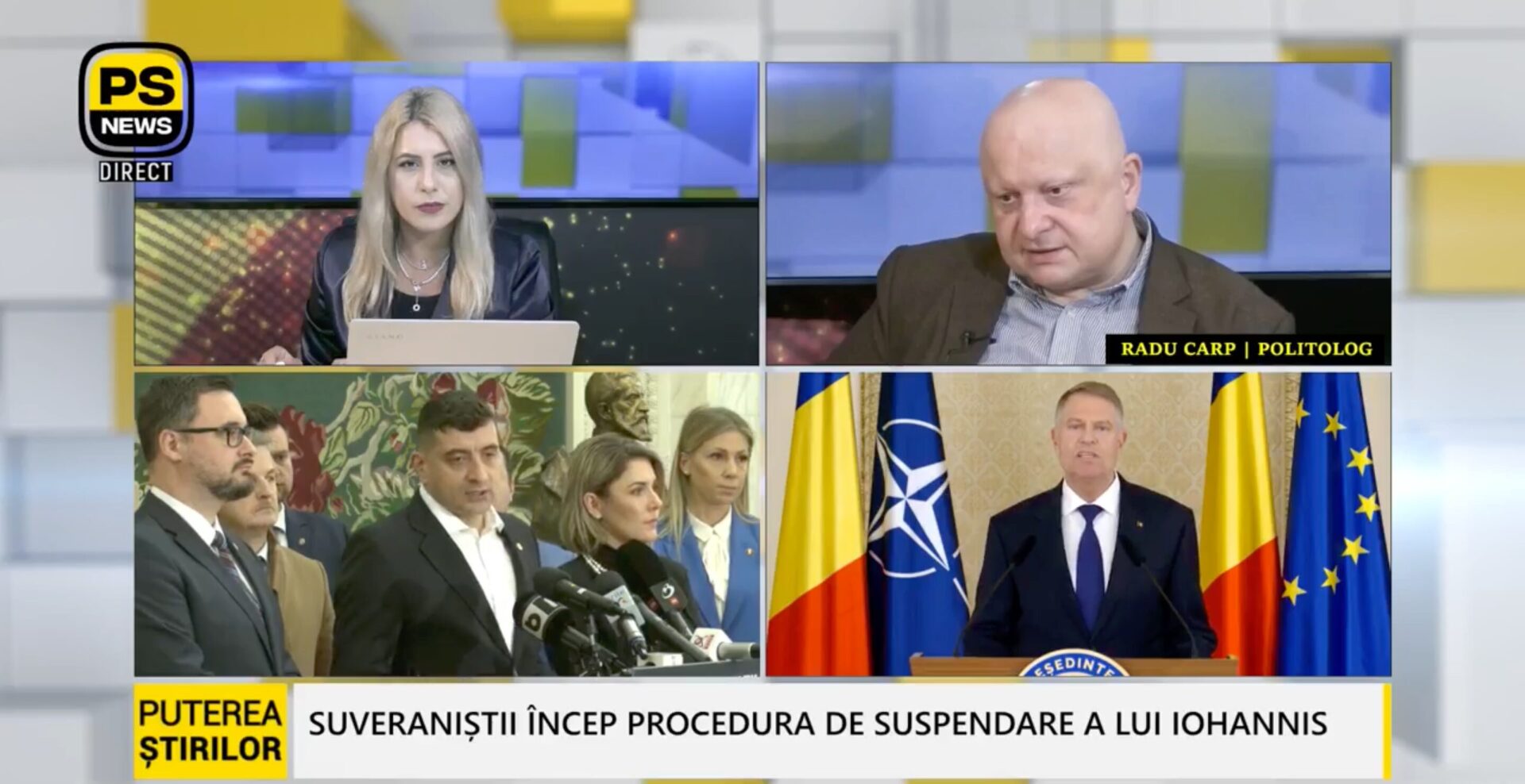 Radu Carp, invitat Puterea Știrilor 16.01