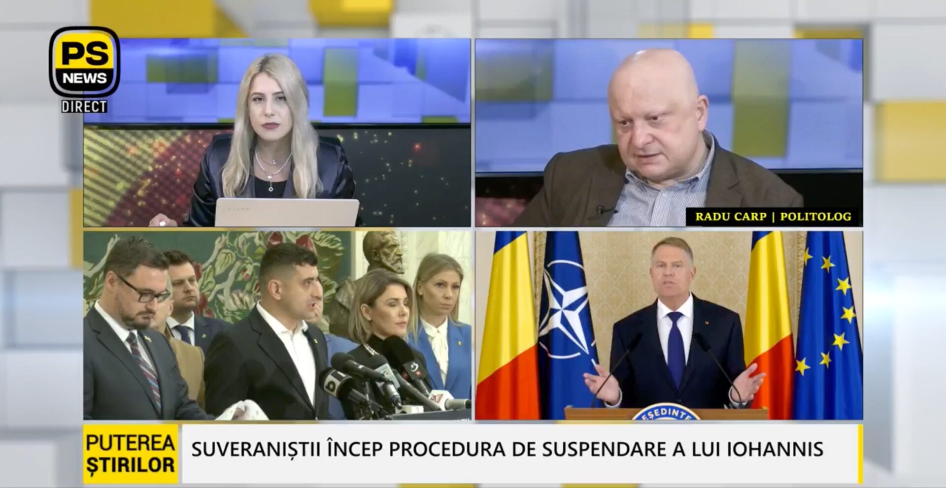 Radu Carp, invitat Puterea Știrilor 16.01