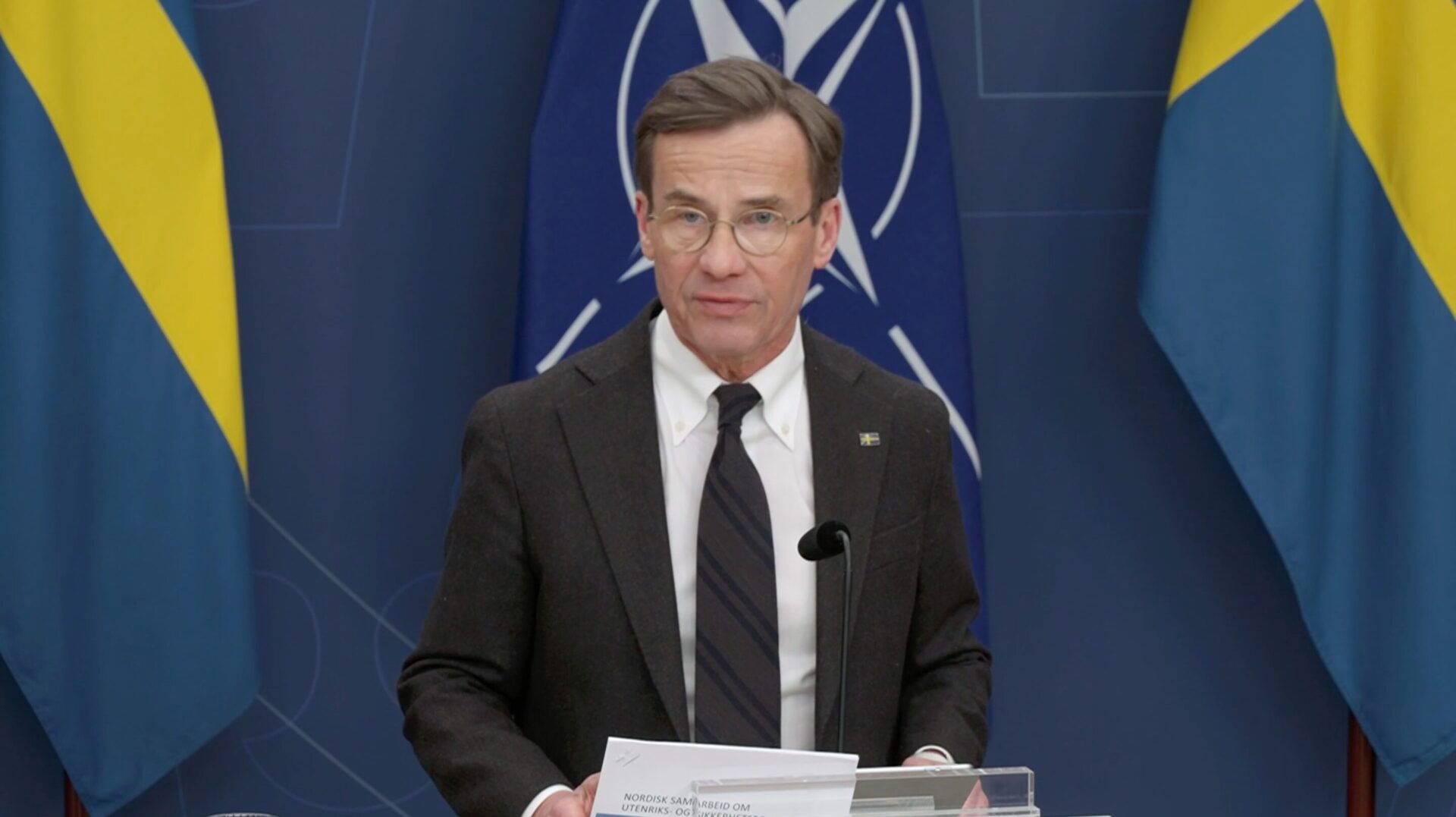 Ulf Kristersson, premierul Suediei