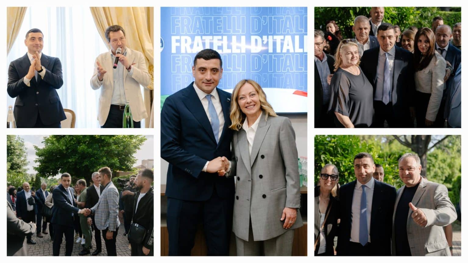 VIDEO, FOTO George Simion, în Italia, cu românii și cu liderii din Europa aflați la conducere. Mesajul transmis
