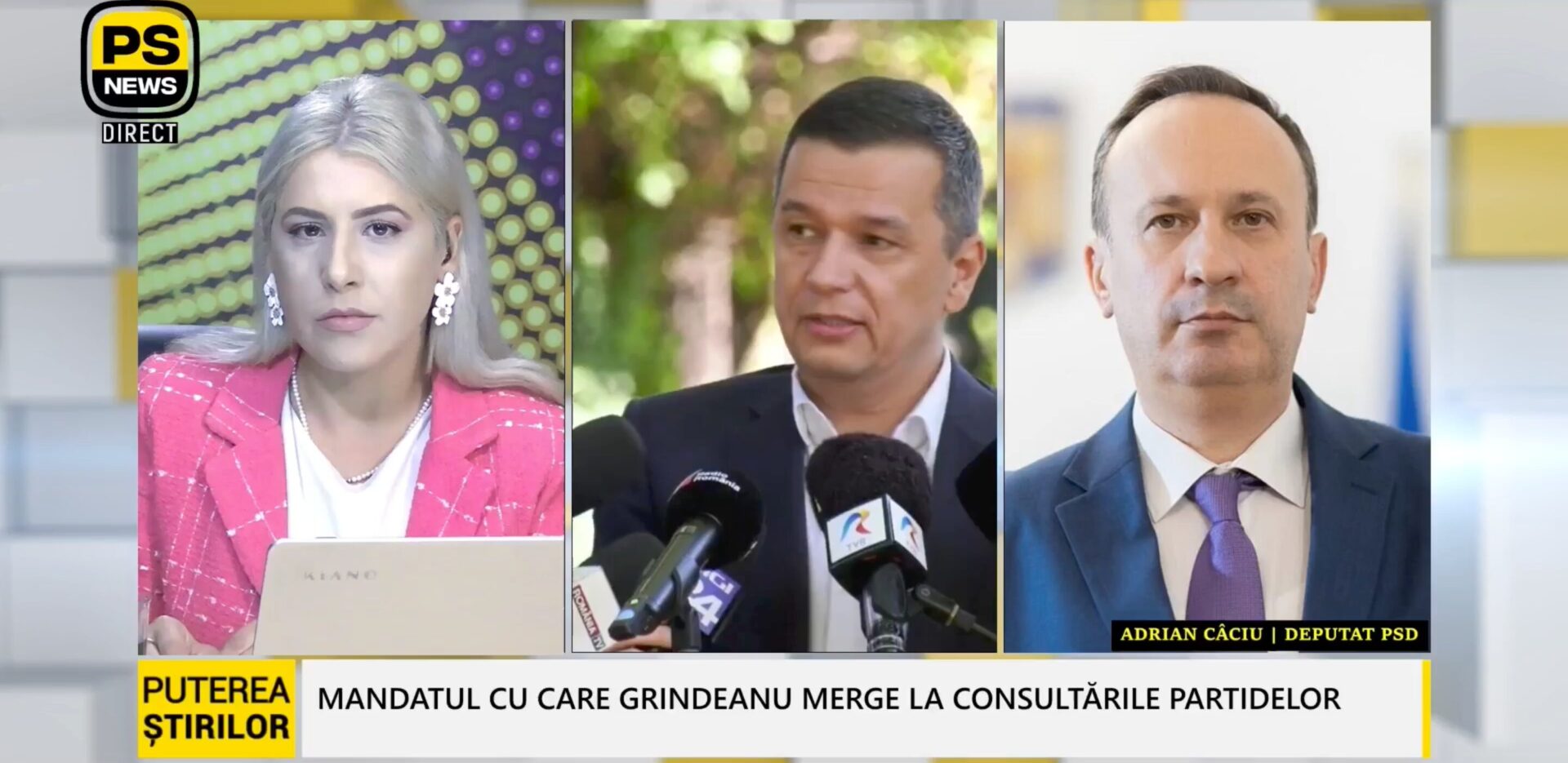 Adrian Câciu, invitat Puterea Știrilor 21.05