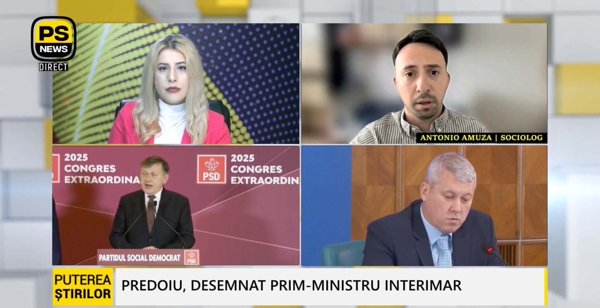 Antonio Amuza, invitat Puterea Știrilor 6.05