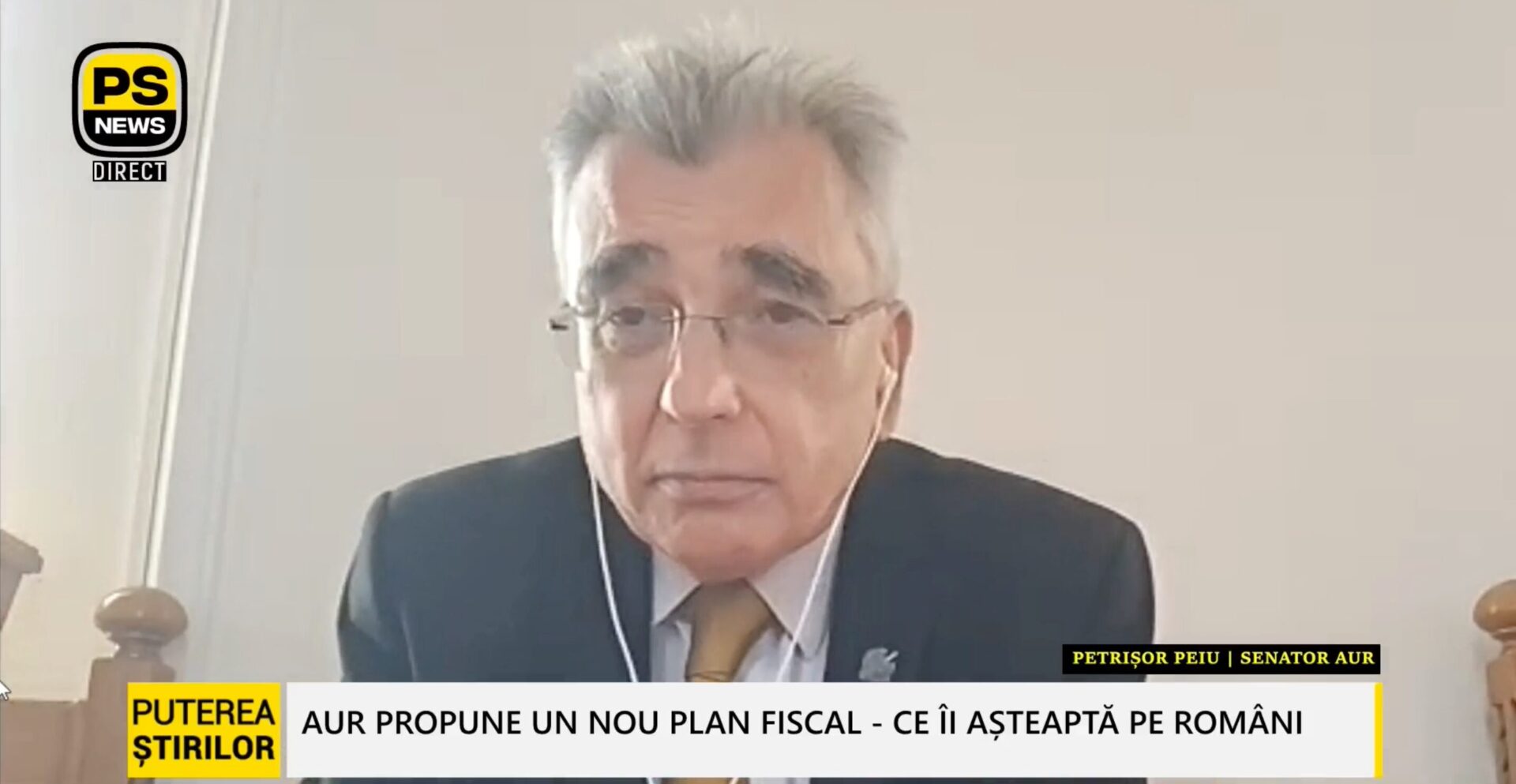 Petrișor Peiu, invitat Puterea Știrilor 8.05