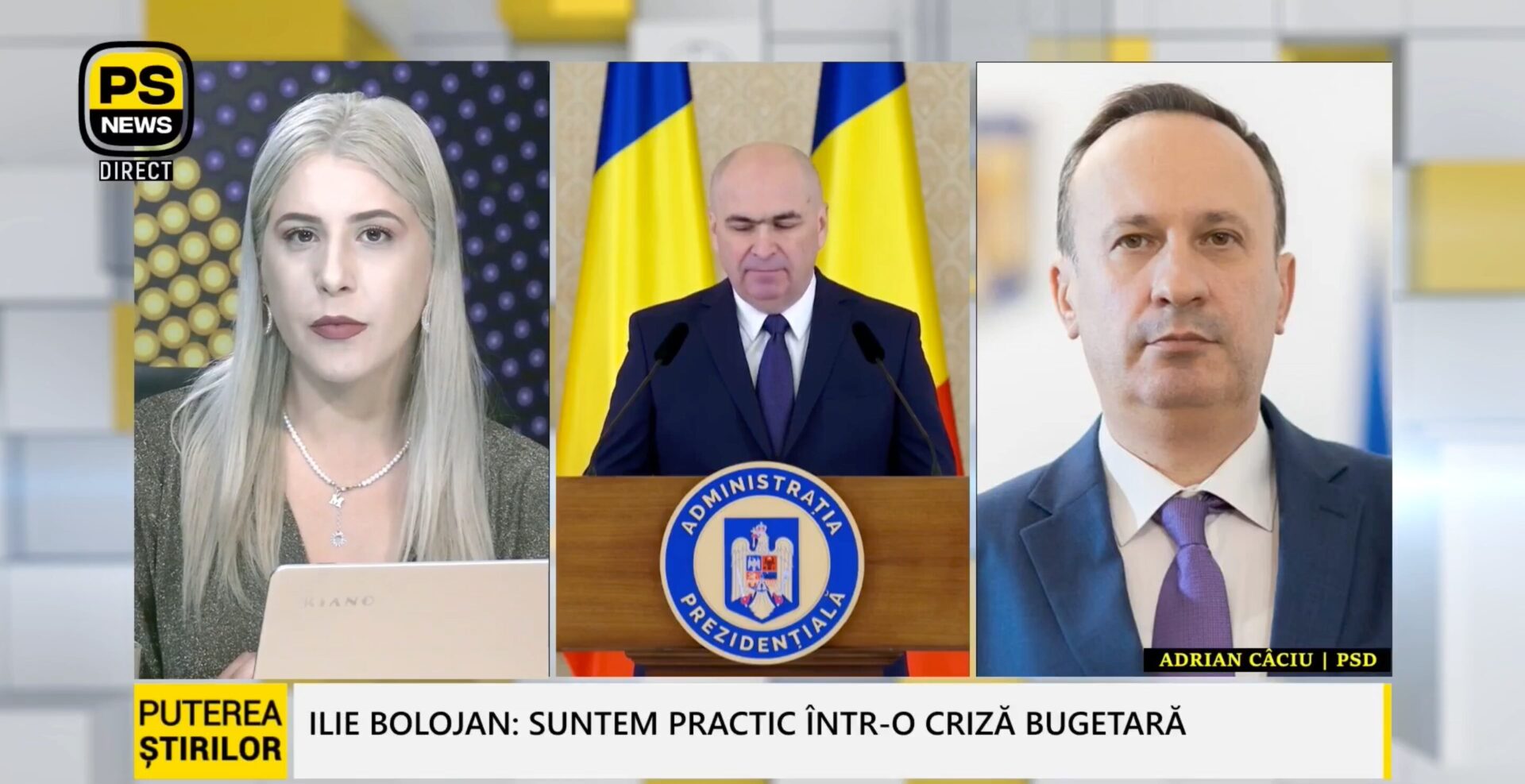 Adrian Câciu, invitat Puterea Știrilor 14.05