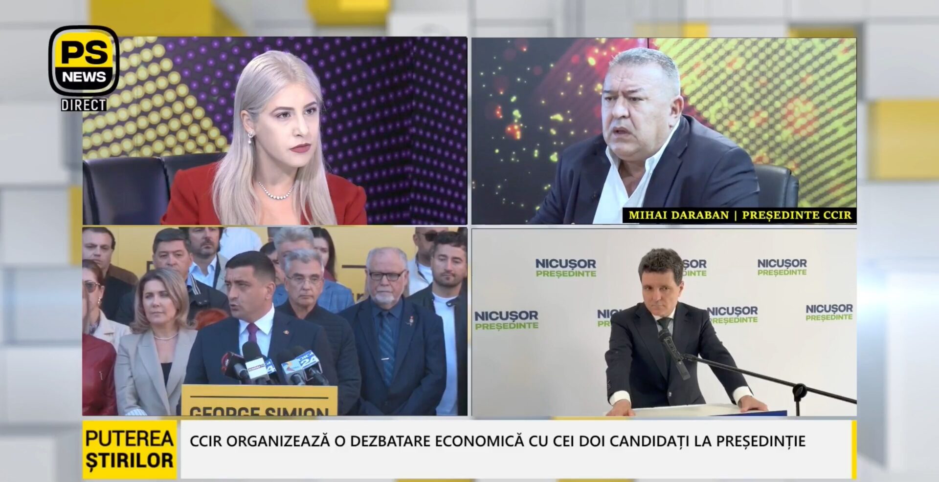 Mihai Daraban, invitat Puterea Știrilor 12.05