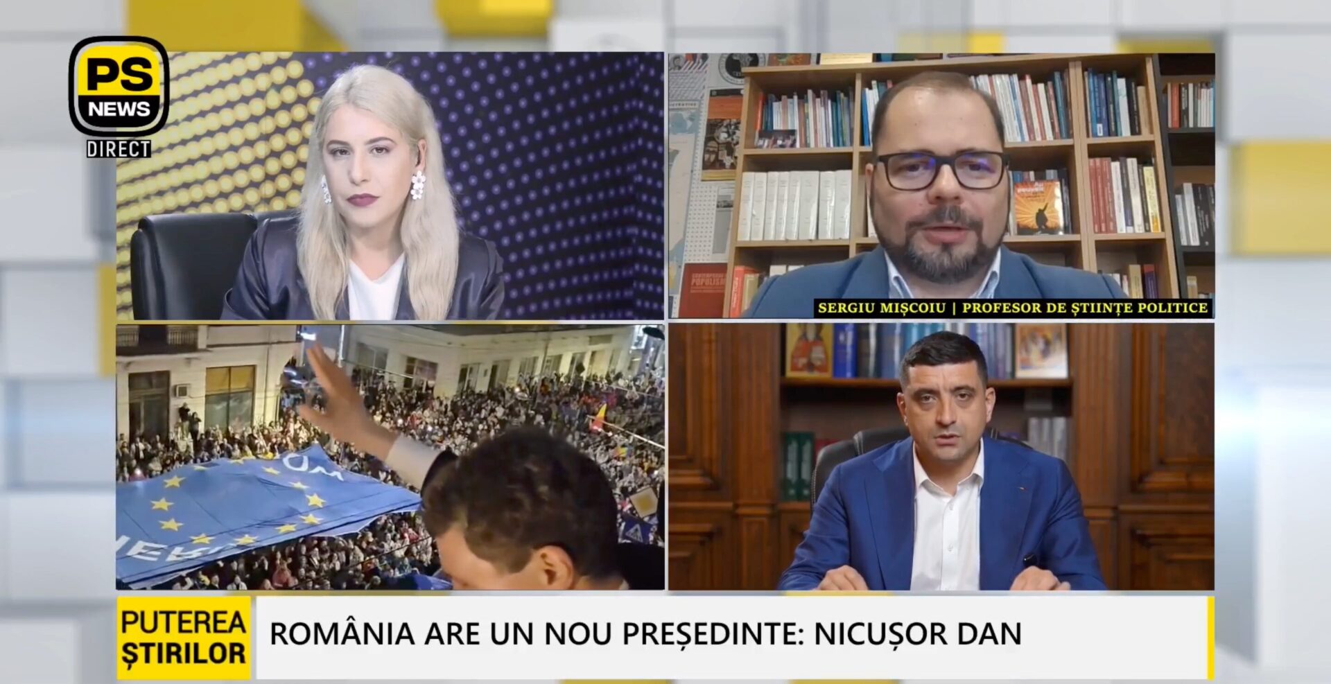 Sergiu Mișcoiu, invitat Puterea Știrilor 19.05