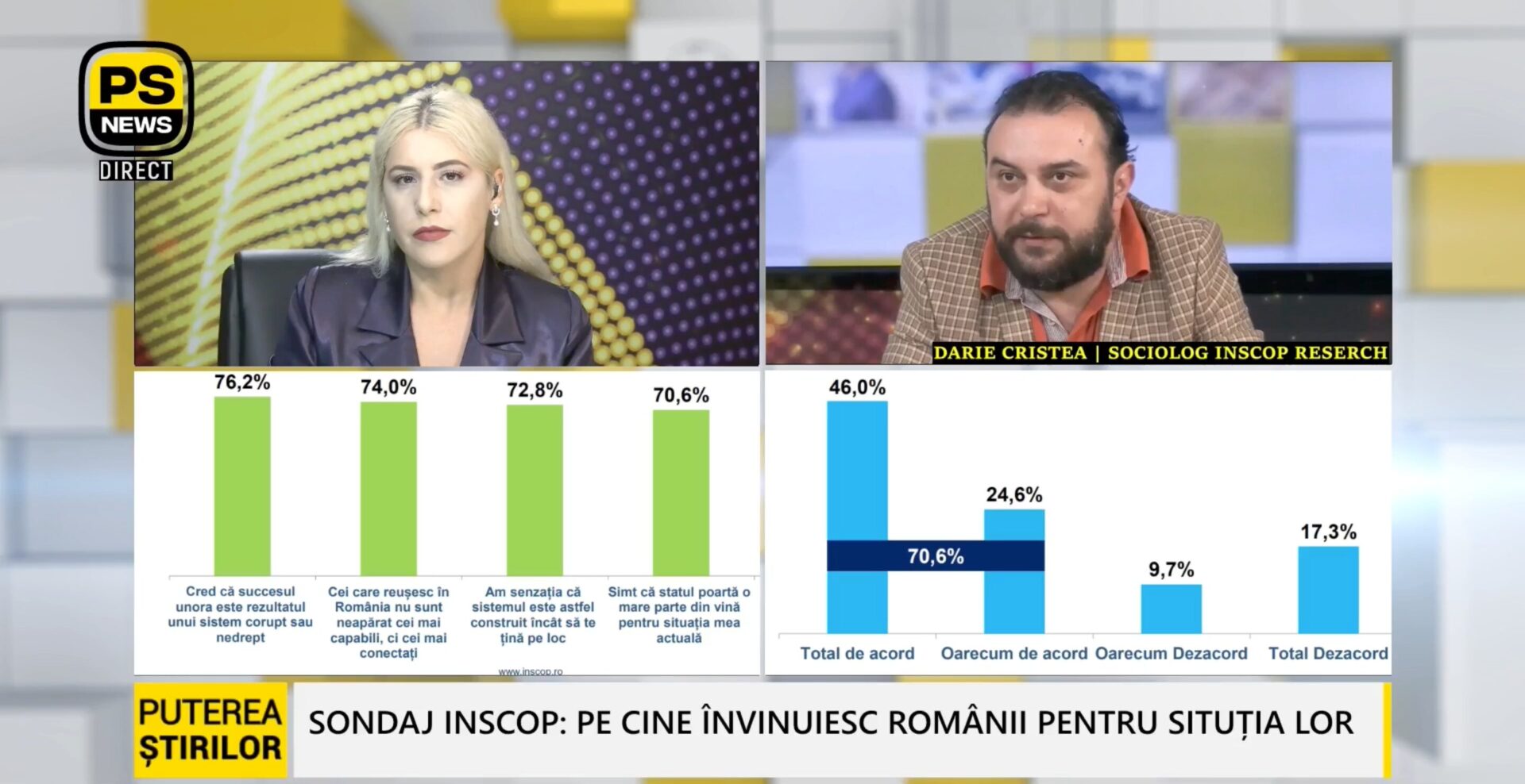 Darie Cristea, invitat Puterea Știrilor 14.07
