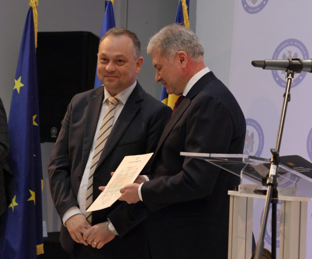 Florentin-Nicolae Tuș și Victor Chirilă, ambasadorul R.Moldova la București