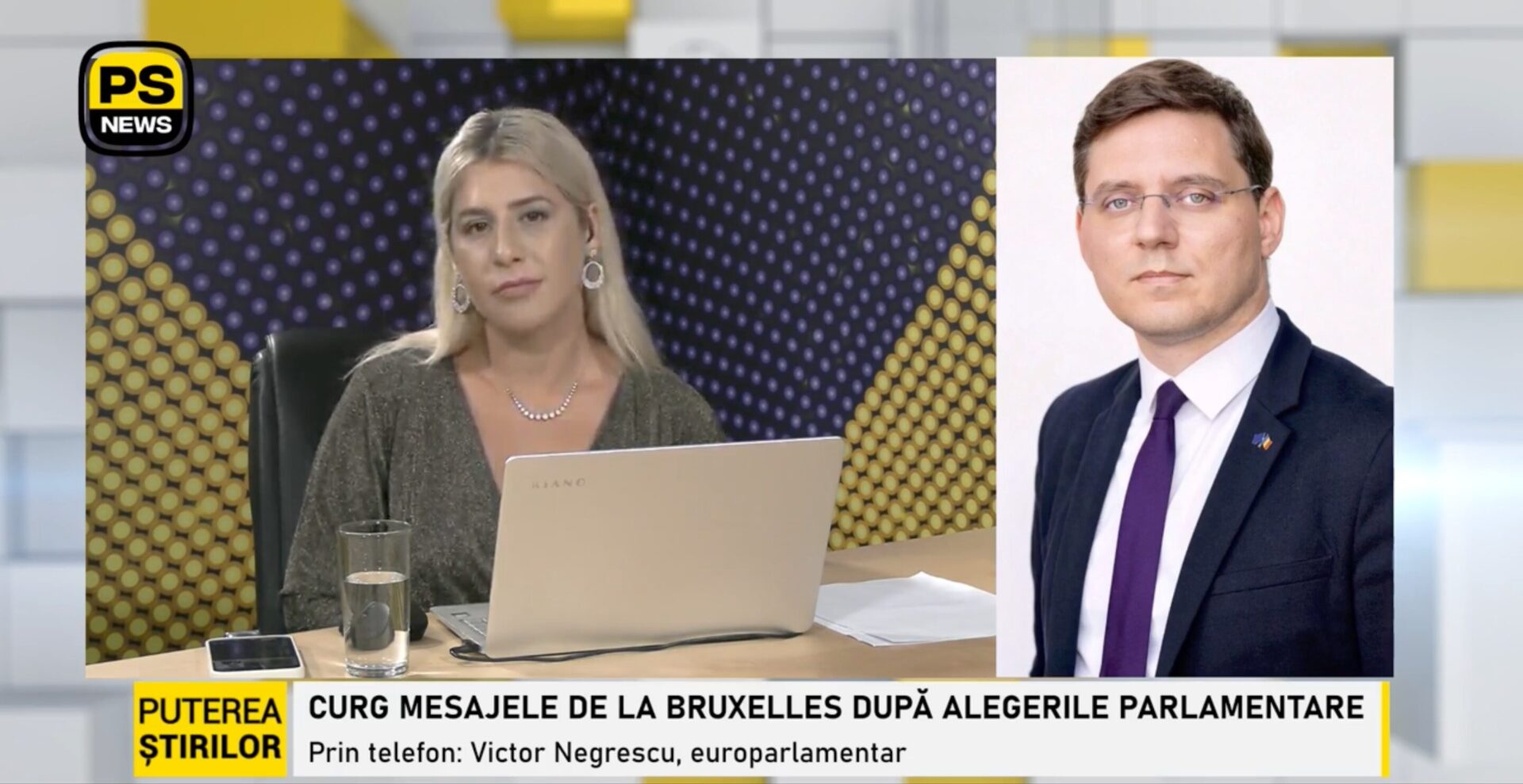 Victor Negrescu, europarlamentar, în dialog la emisiunea Puterea Știrilor despre sprijinul României pentru Republica Moldova