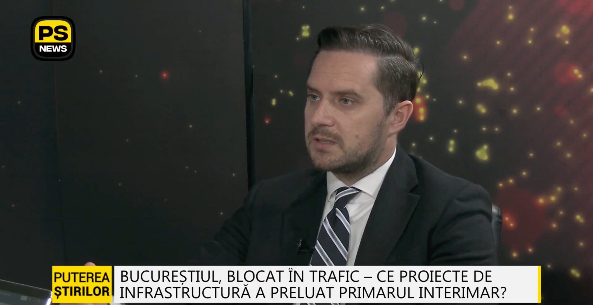 Stelian Bujduveanu, primarul interimar al Capitalei, în studioul Puterea Știrilor
