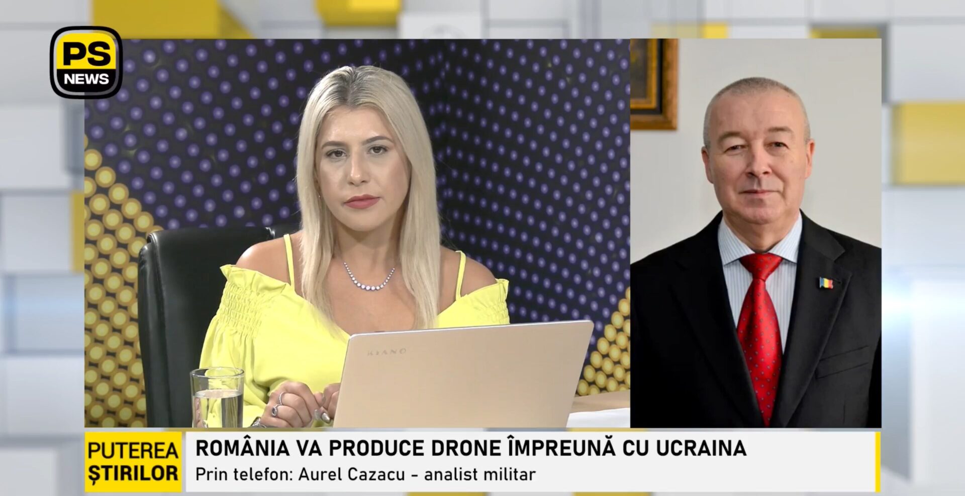 Aurel Cazacu, analist militar, invitat la Puterea Știrilor