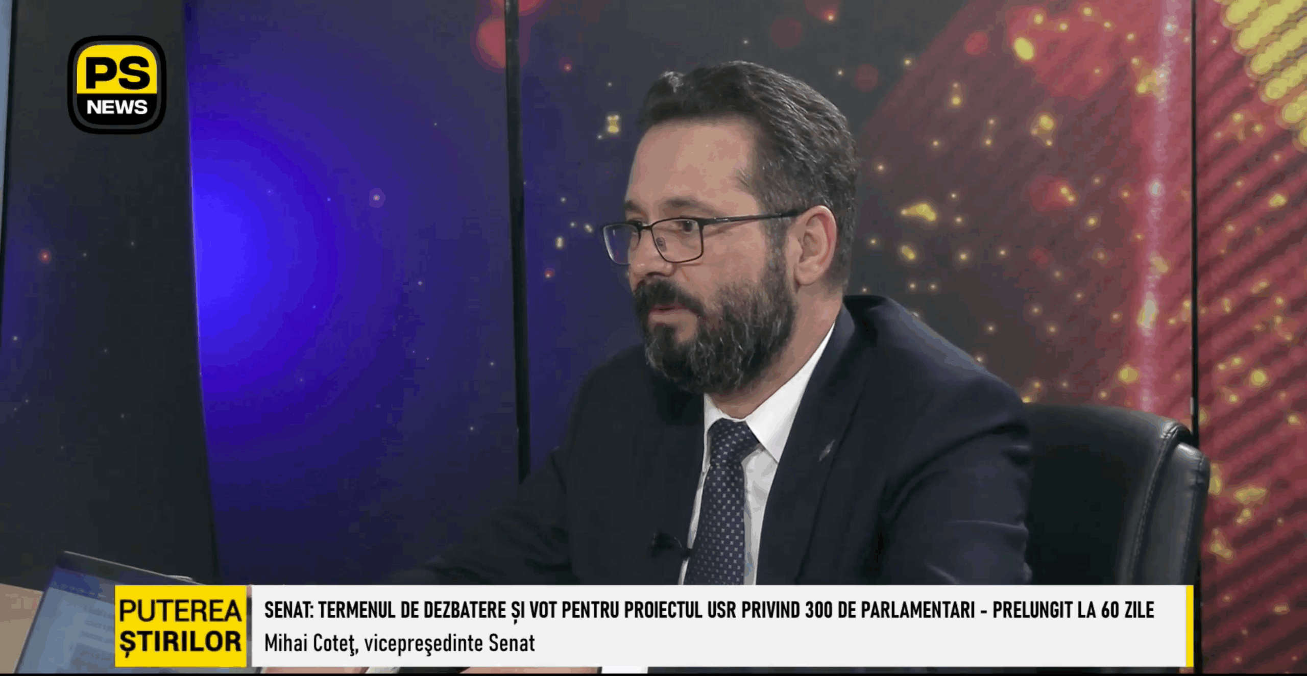 Mihai Coteț, invitat la emisiunea „Puterea Știrilor” 16.10