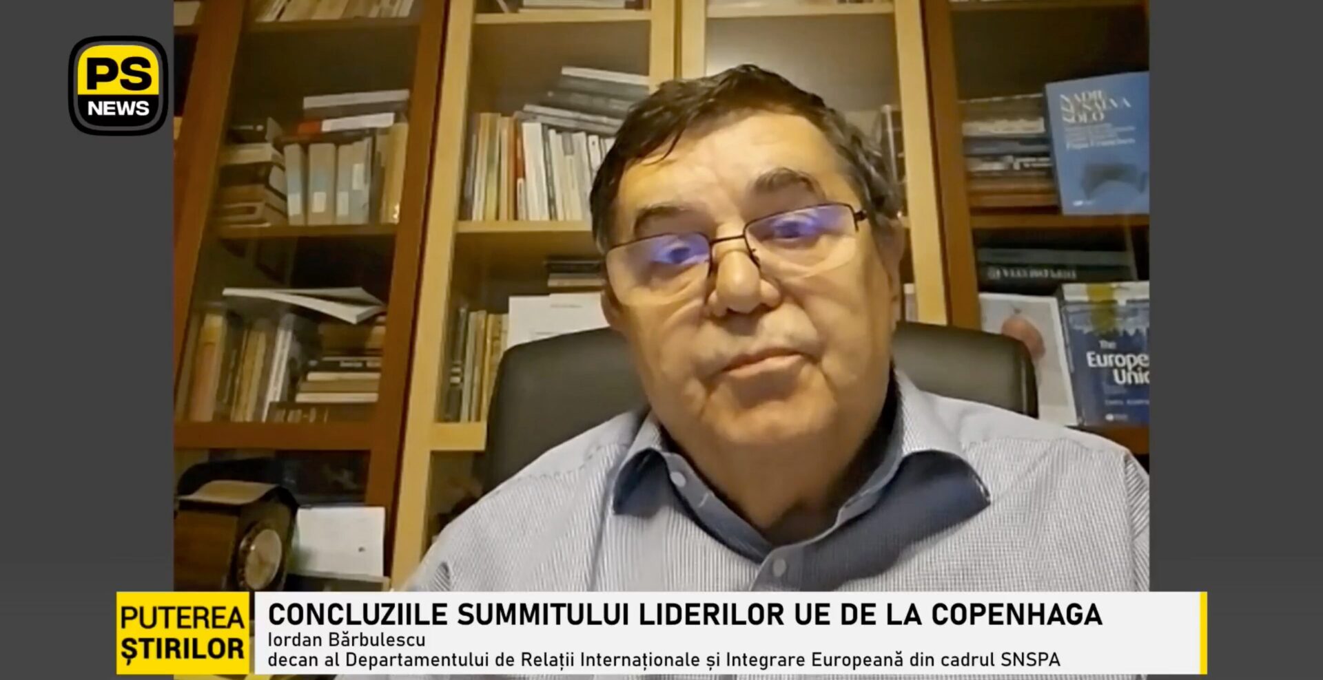 Iordan Bărbulescu, SNSPA, la Puterea Știrilor,despre programul de reînarmare europeană